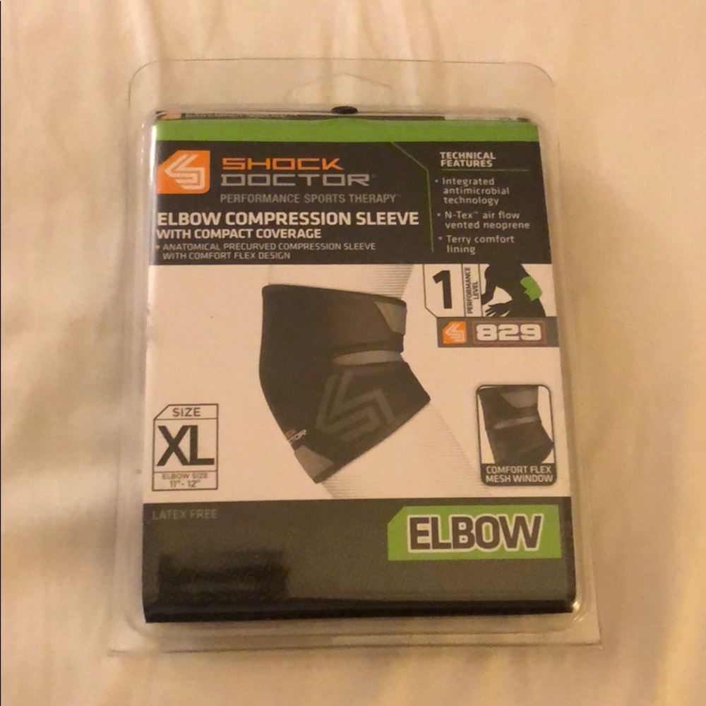 Shock Doctor Elbow Compression Sleeve Size XL